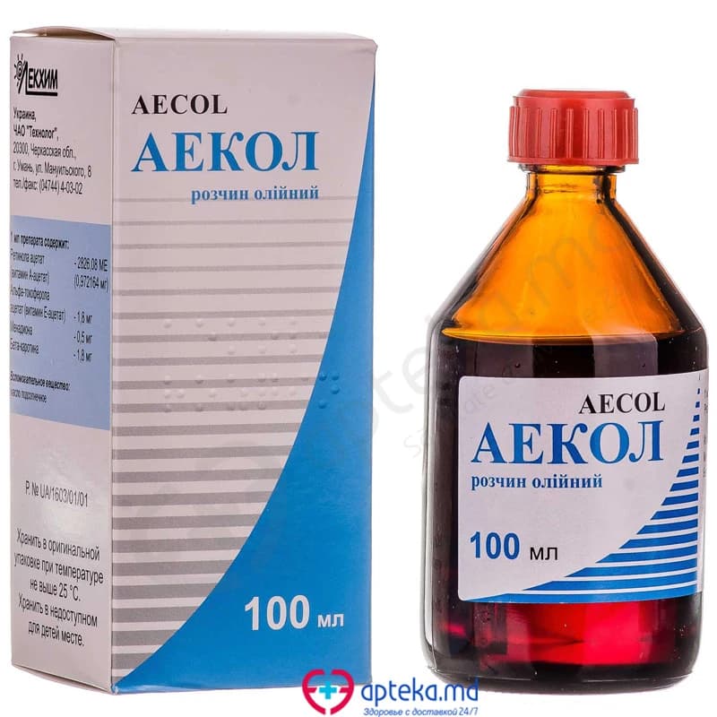 Aecol sol. oral si uz topic 100 ml N1