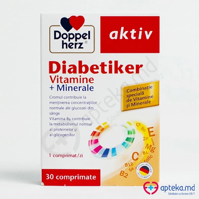 Doppelherz Diabetiker Vitamine+Minerale N30