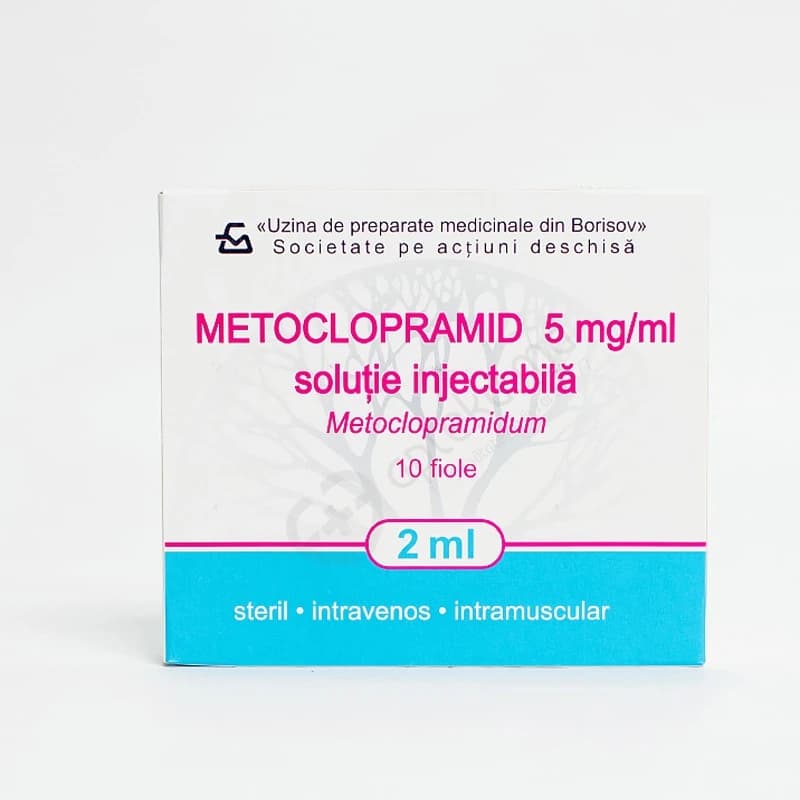 Metoclopramid sol. inj. 5 mg/ml 2 ml N10