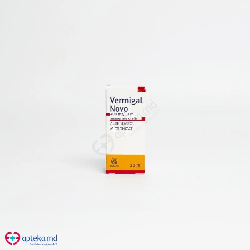 Vermigal Novo 400 mg susp. orala 400 mg 10 ml N1