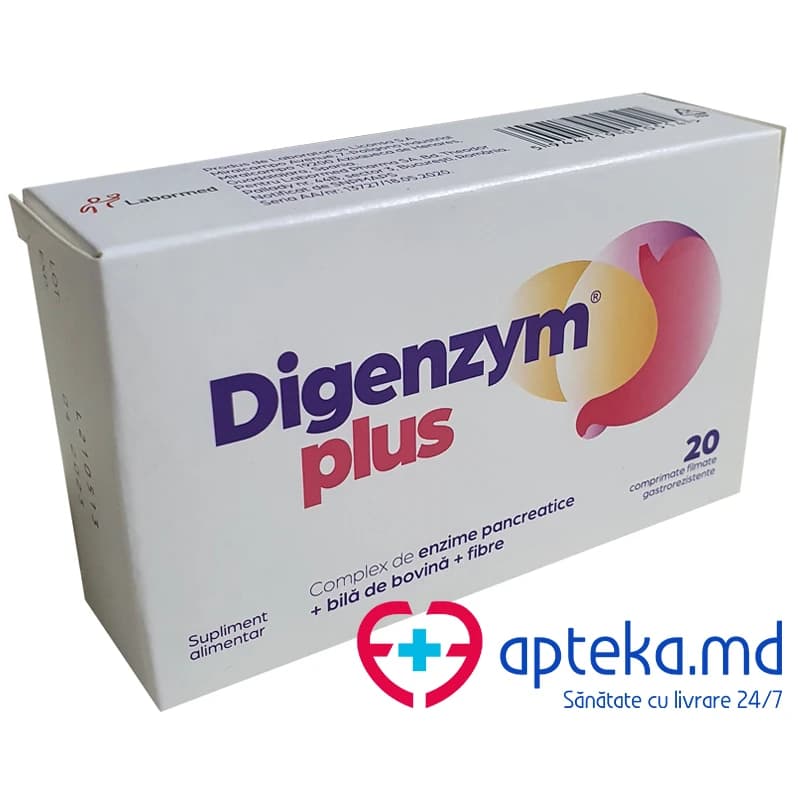 Digenzym Plus fara zahar draj. N20