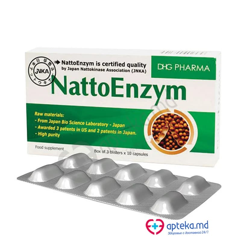 NattoEnzym caps. N10x3