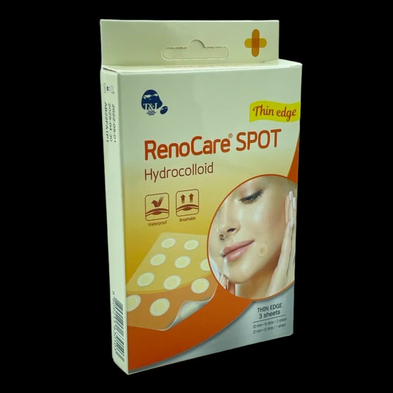 RenoCare Patch-uri locale anti-acne 42 buc (10mm - 15 spots x 2 + 12mm 12 spots)