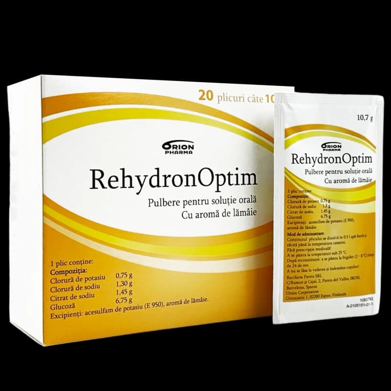 Rehydron Optim pulb./sol. orala 10,7 g N2x10